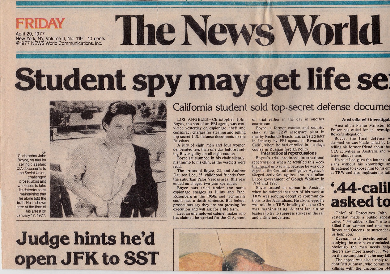 The News World New York City April 29, 1977 edition